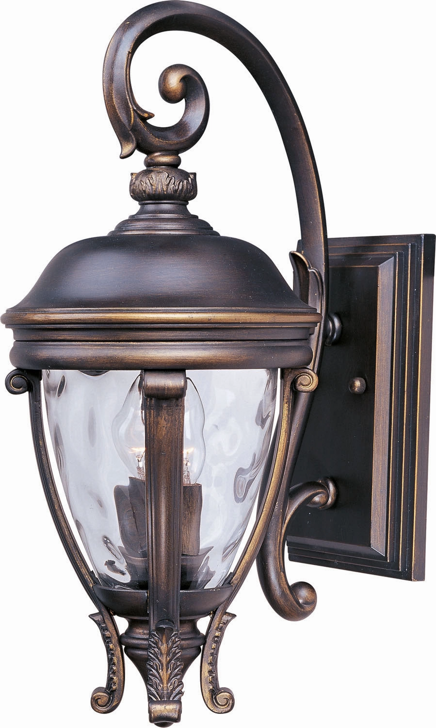 Camden VX Two Light Outdoor Wall Lantern Golden BronzeOutdoor wall sconces with motion sensor