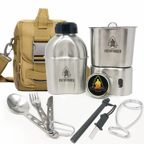 Campfire Survival Cooking Kit professional grade outdoor cooking tools