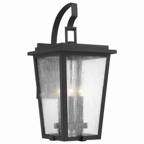 Cantebury Four Light Wall Mount Black W/GoldOutdoor wall sconces with motion sensor