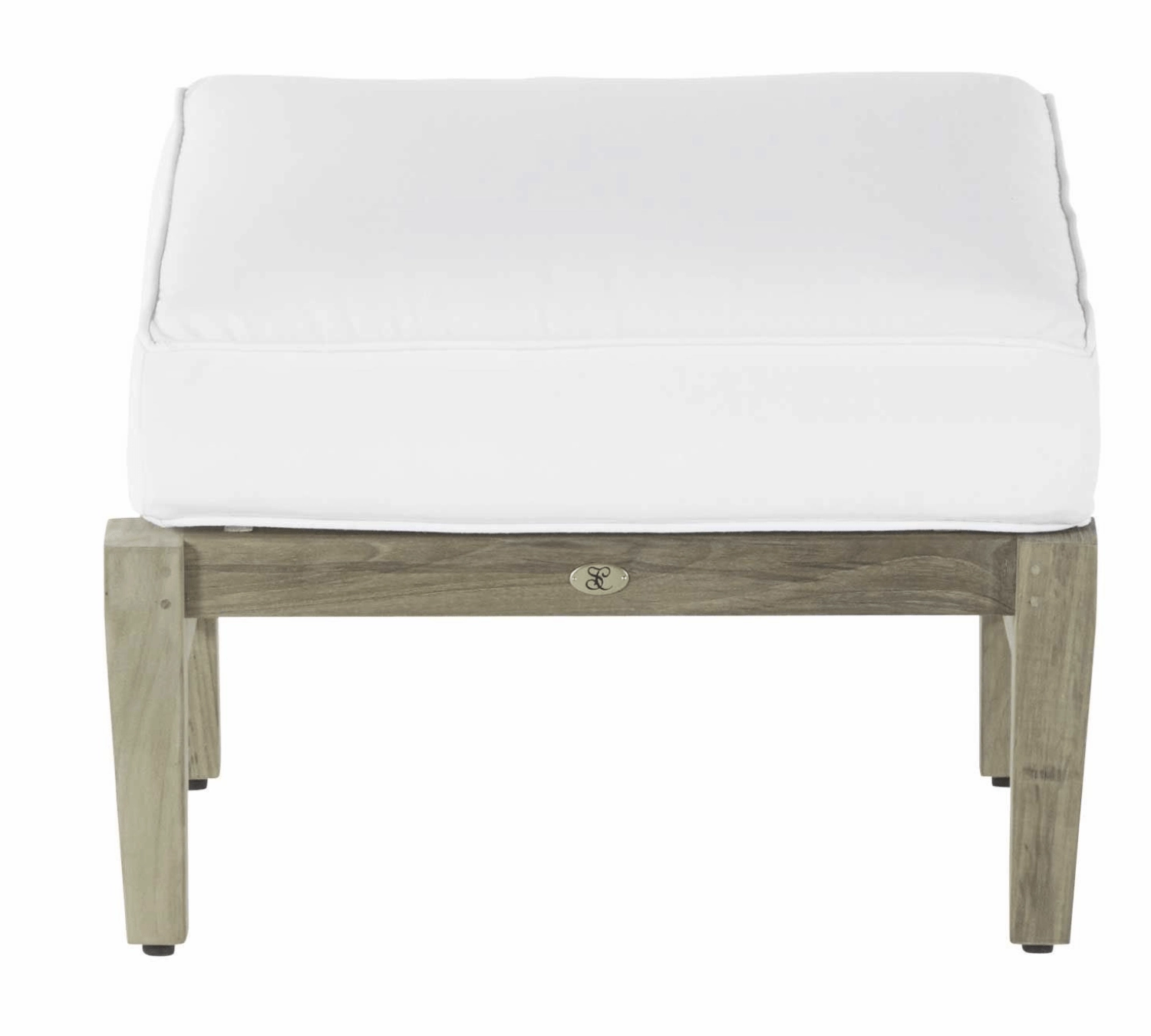 Cape Cod Ottoman - Oyster Teak