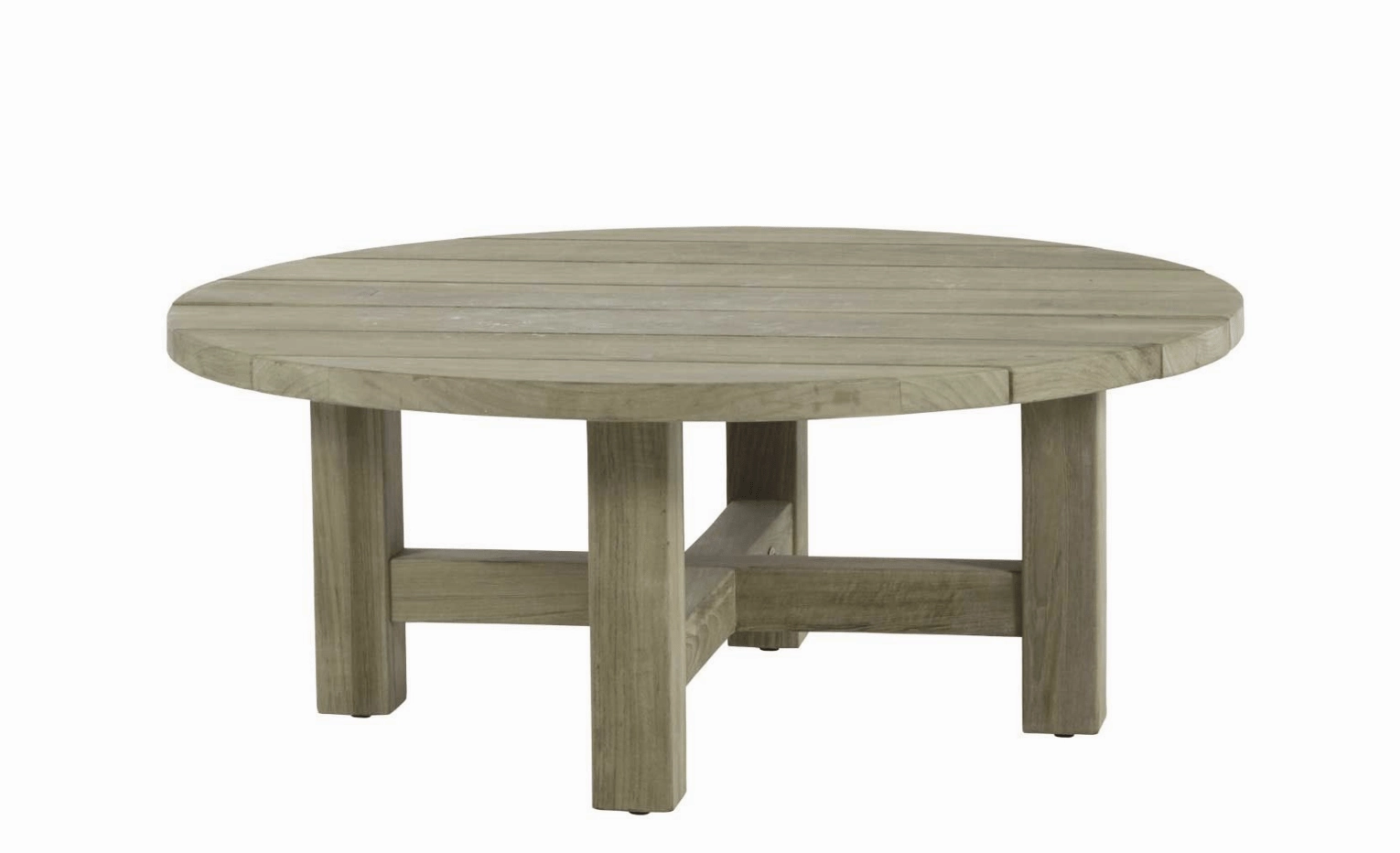 Cape Cod Round Coffee Table - Natural or Oyster Teak
