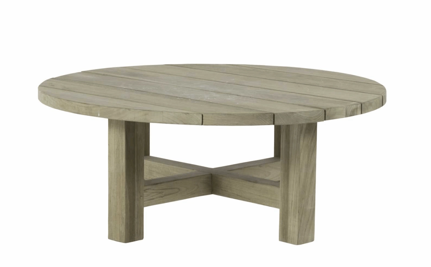 Cape Cod Round Coffee Table - Natural or Oyster Teak