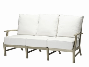 Cape Cod Sofa  - Oyster Teakweatherproof teak dining table and chairs