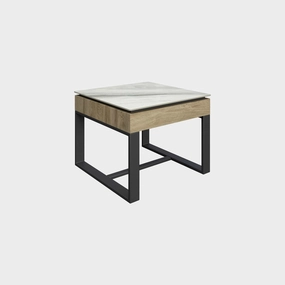 Capri - Side Table Gloss White Ceramicoutdoor side table for patio furniture