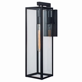 Capture One Light Outdoor Wall Mount Matte BlackOutdoor wall sconces with motion sensor