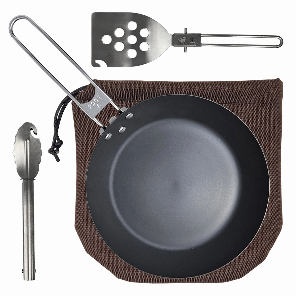 Carbon Skillet Basic Kit - Cordura professional grade outdoor cooking tools