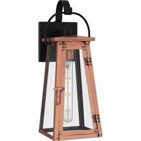 Carolina One Light Outdoor Wall Mount Aged CopperOutdoor wall sconces with motion sensor