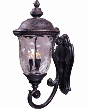 Carriage House VX Three Light Outdoor Wall Lantern Oriental BronzeOutdoor wall sconces with motion sensor