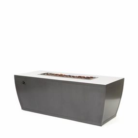 Castelle Largo 60" x 26" Coffee Fire Tableportable outdoor fire pit with lid