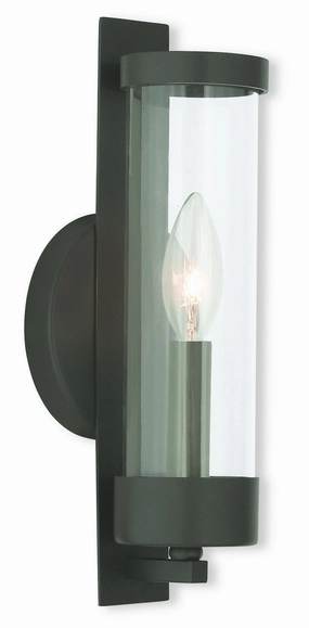 Castleton One Light Wall Sconce BronzeOutdoor wall sconces with motion sensor