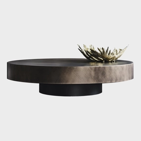 Cattelan Italia Arena - Coffee Table In Lacquered Steeloutdoor coffee table for patio or lounge