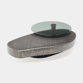 Cattelan Italia Arena Long - Swivel Bond Coffee Table In Lacquered Steeloutdoor coffee table for patio or lounge