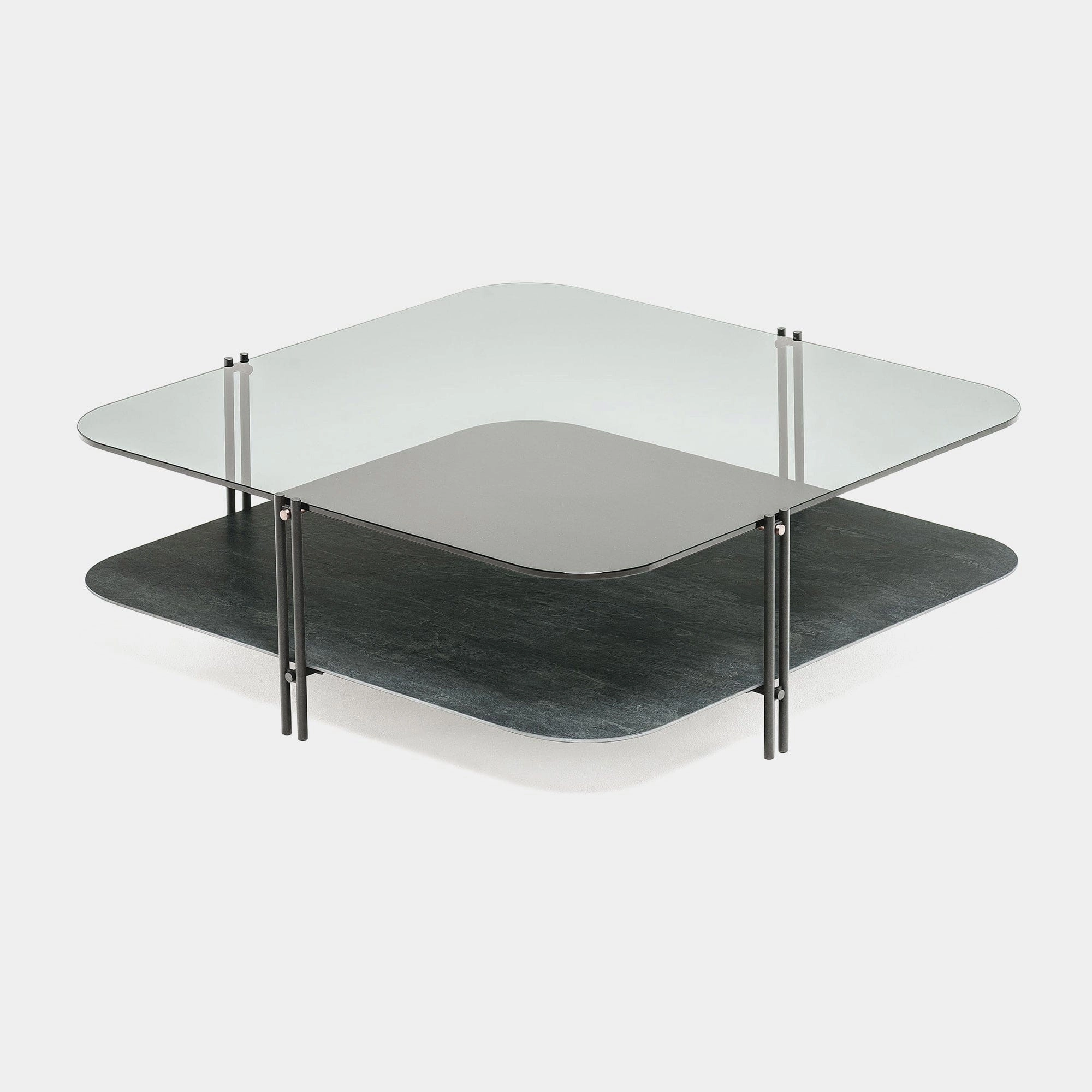 Cattelan Italia Biplane - Coffee Table In Fum Glassoutdoor coffee table for patio or lounge