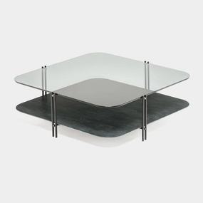 Cattelan Italia Biplane - Coffee Table In Fum Glassoutdoor coffee table for patio or lounge