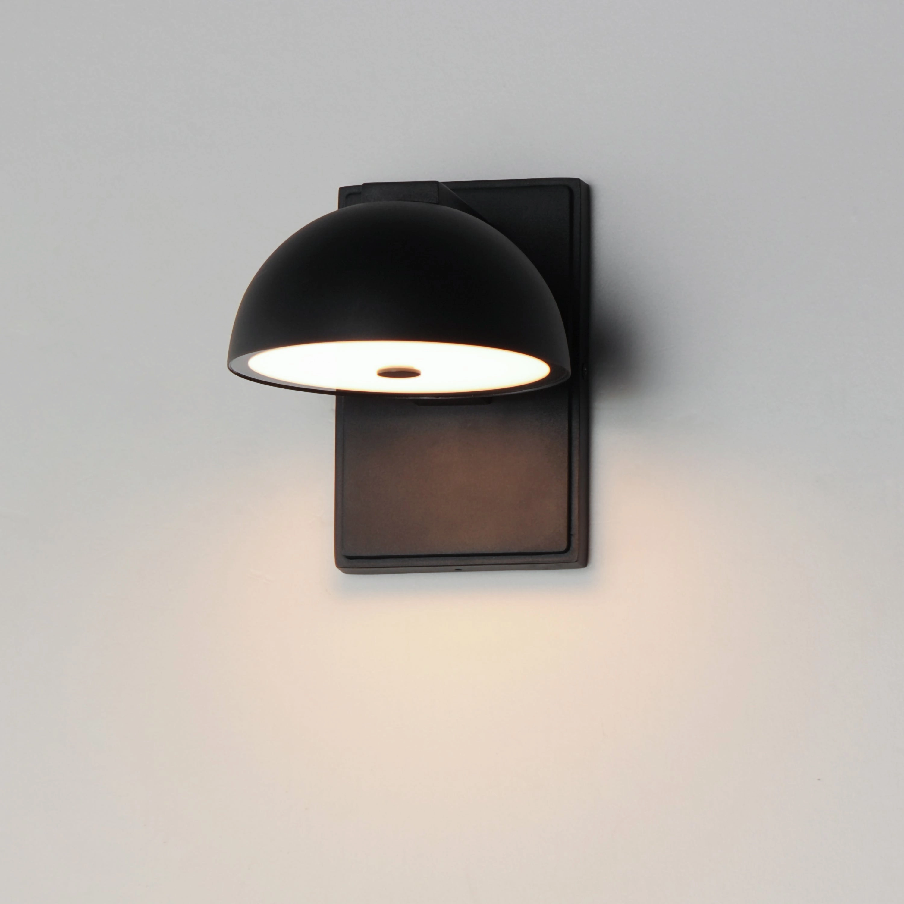 Cauldron LED Outdoor Wall Sconce Black