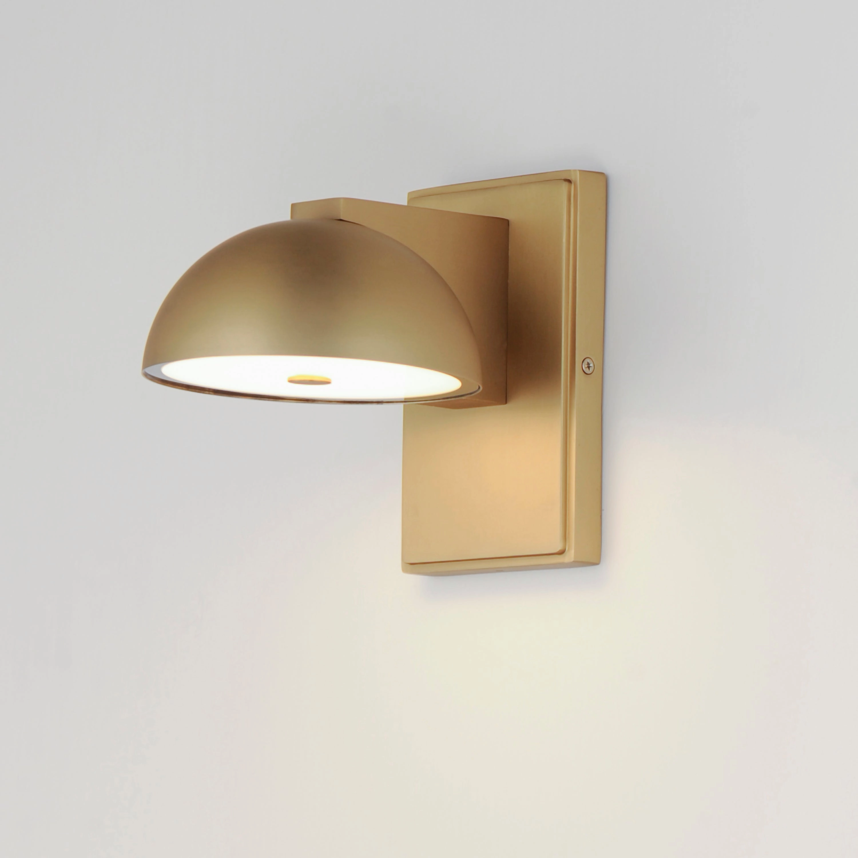 Cauldron LED Outdoor Wall Sconce Gold