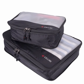 Cellini 2 Pack Packing Cubes; Large And Medium | Black MustHave Items Weekend Flash Offer