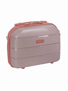 Weekend Sale Special Cellini Spinn Beauty Case | Mink/Tan