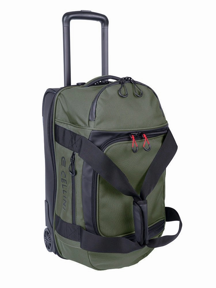 Clearance Event Today Cellini Xplorer Small Double Decker Trolley Duffel | Green