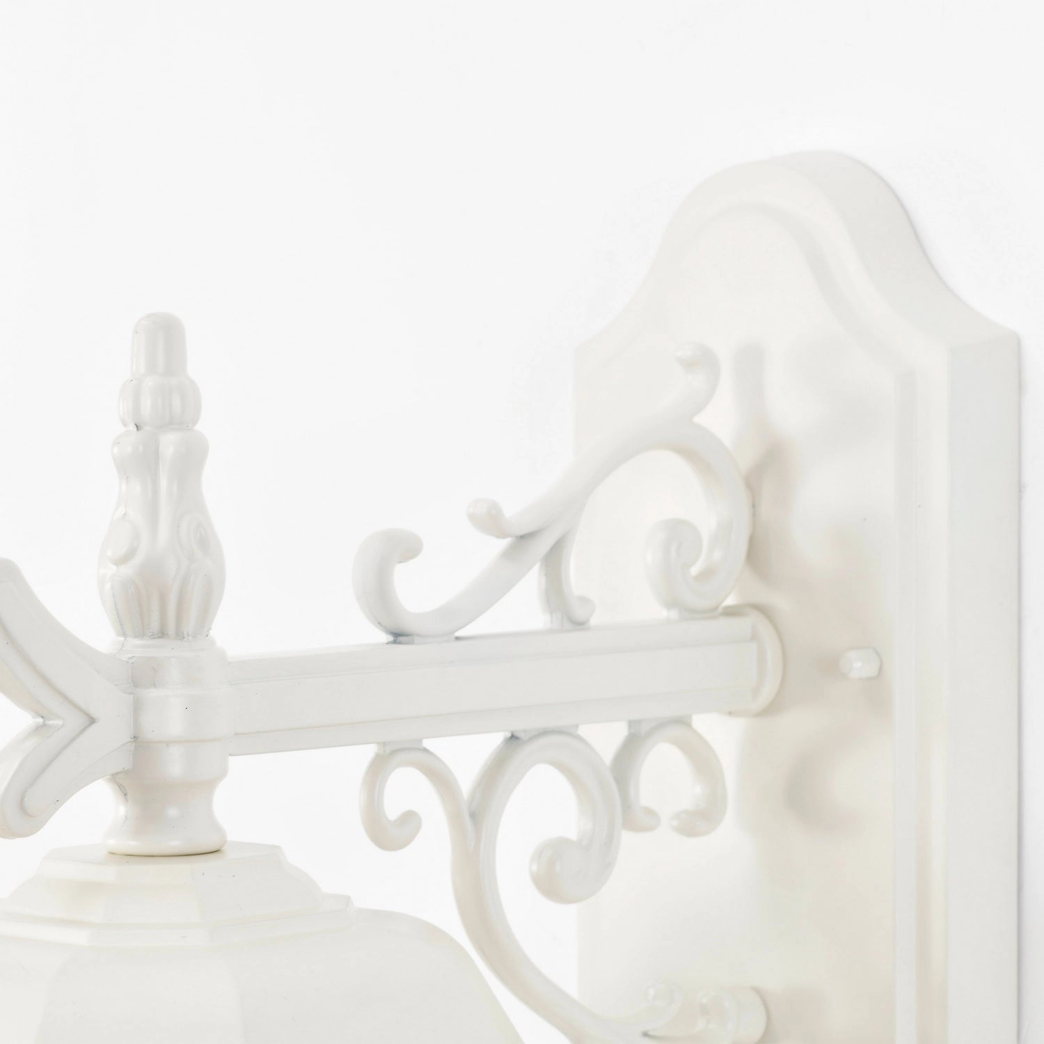 Central Park Three Light Outdoor Wall Lantern White
