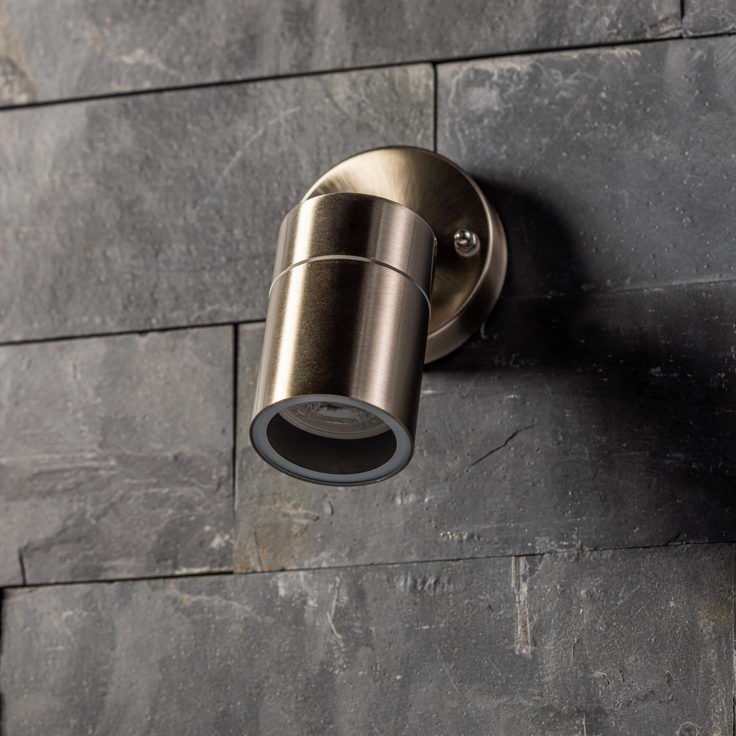 CGC ALESHA Stainless Steel Adjustable Outdoor Wall Spotlight