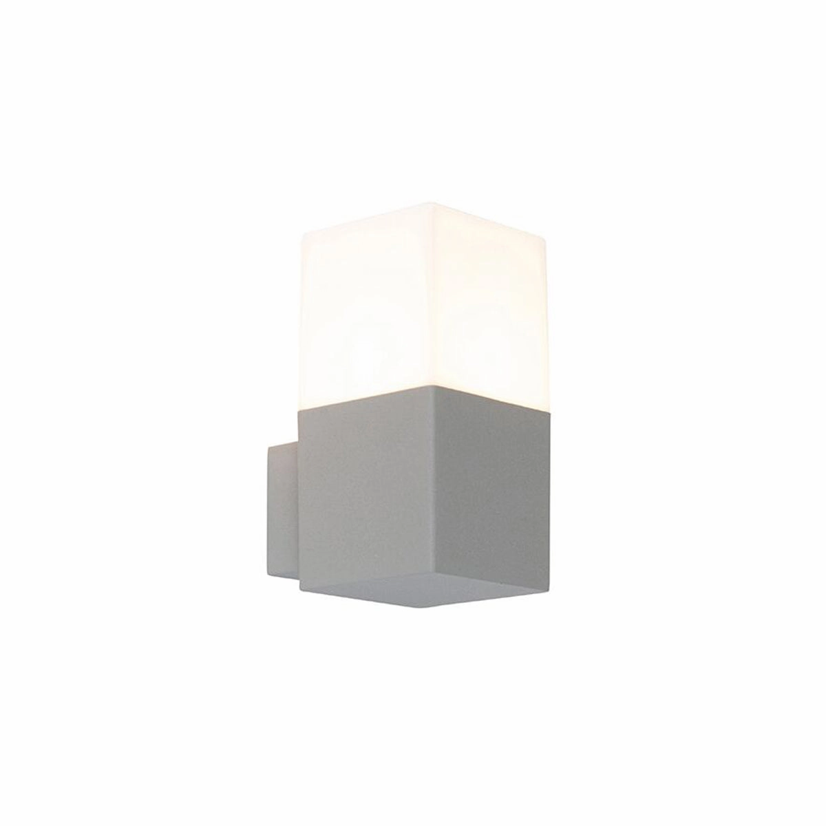 CGC AMARA Dark Grey & White Cube Outdoor Wall Light