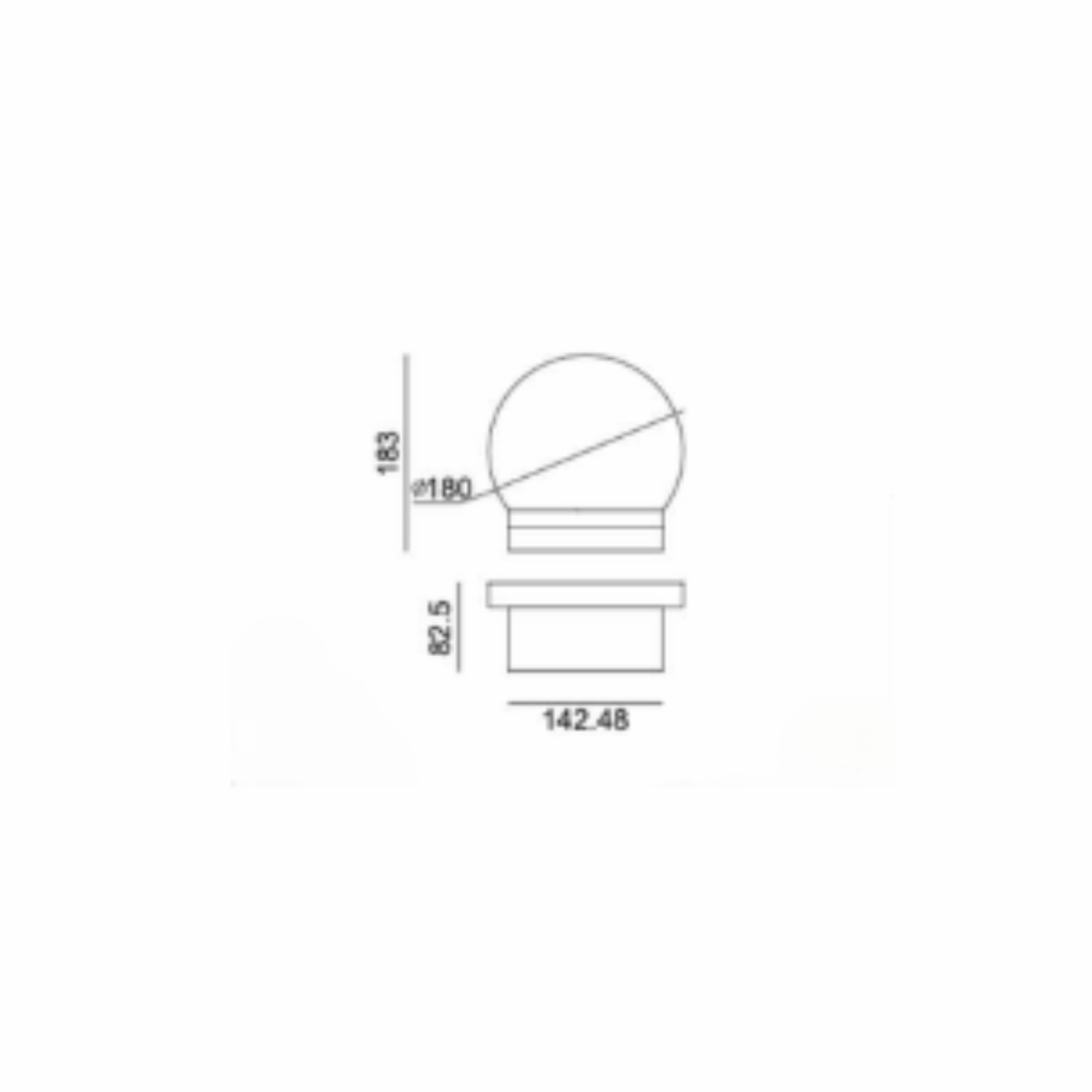 CGC AUBREY Black Curved PIR Motion Sensor LED Outdoor Wall Light 4000k Natural White Integrated LED IP54