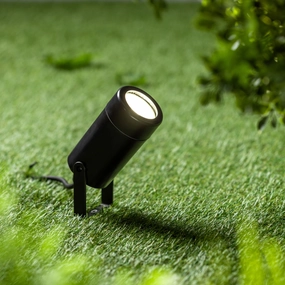 CGC BELINDA Black Outdoor Spot Light - Spike Or Surface MountWeatherproof outdoor lighting