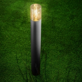 CGC BLUEBELL Dark Grey Tall Post Light 80cmWeatherproof outdoor lighting