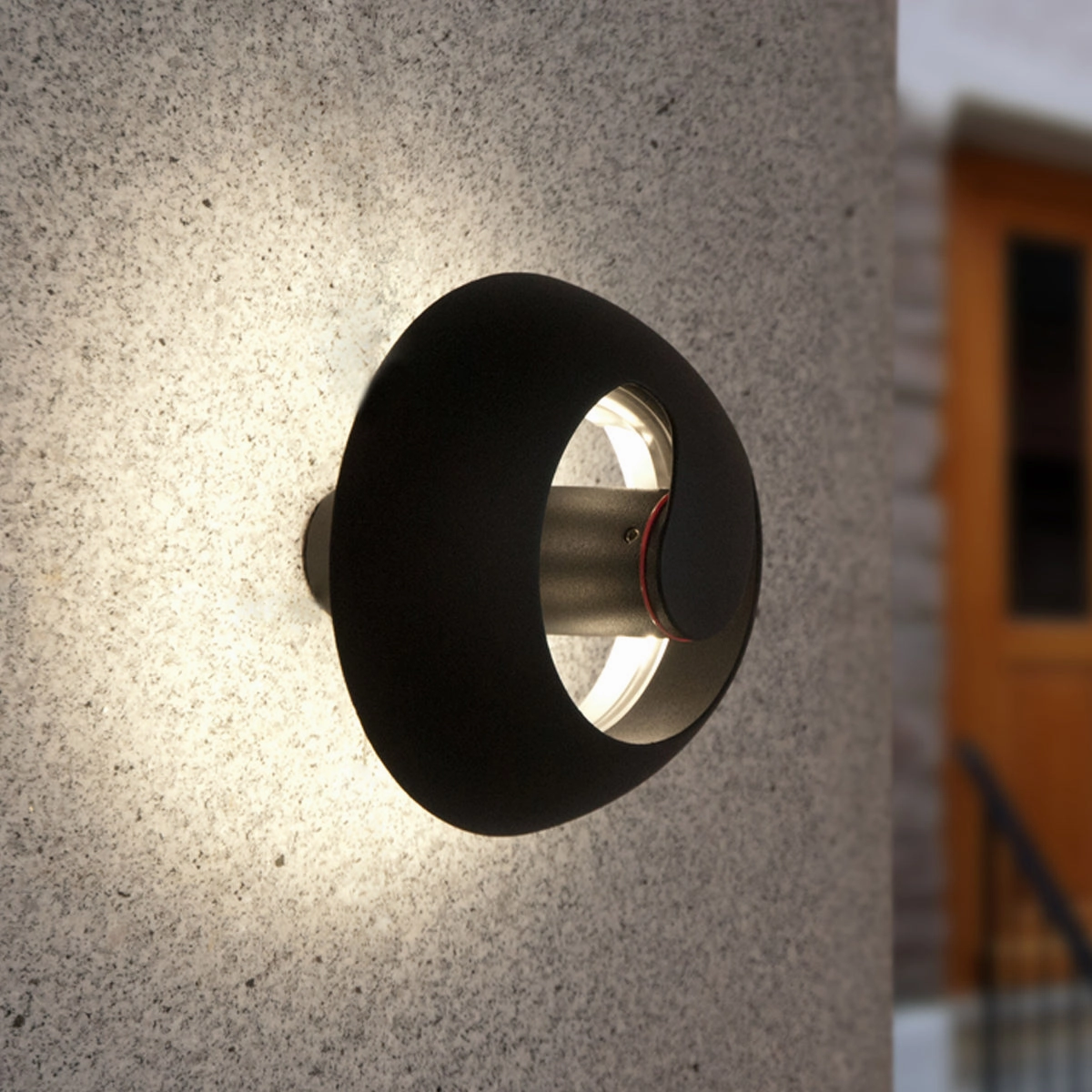 CGC CELESTE Dark Grey Modern Circular LED Wall Light