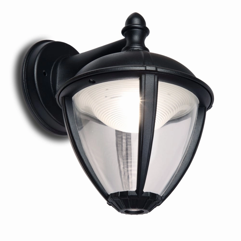 CGC CINDY Black Downward Outdoor LED Wall Coach Lantern Light