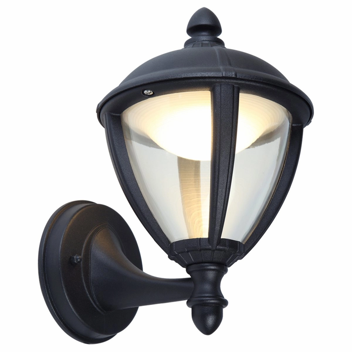 CGC CINDY Black Outdoor LED Wall Coach Lantern Light