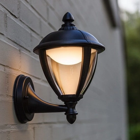 CGC CINDY Black Outdoor LED Wall Coach Lantern LightWeatherproof outdoor lighting