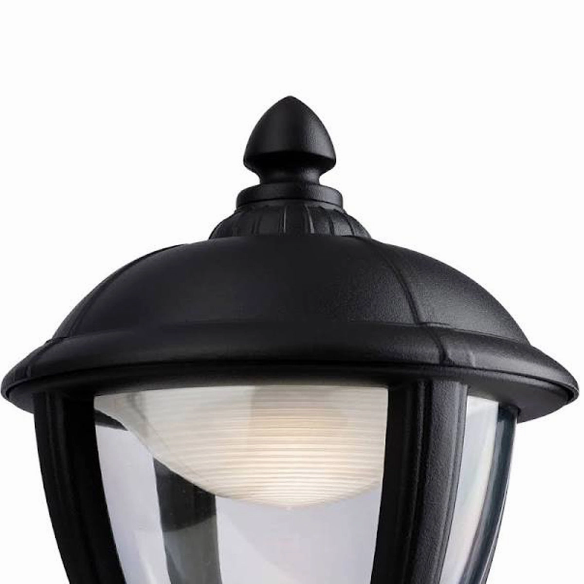 CGC CINDY Black With Motion Sensor Outdoor LED Wall Coach Lantern Light