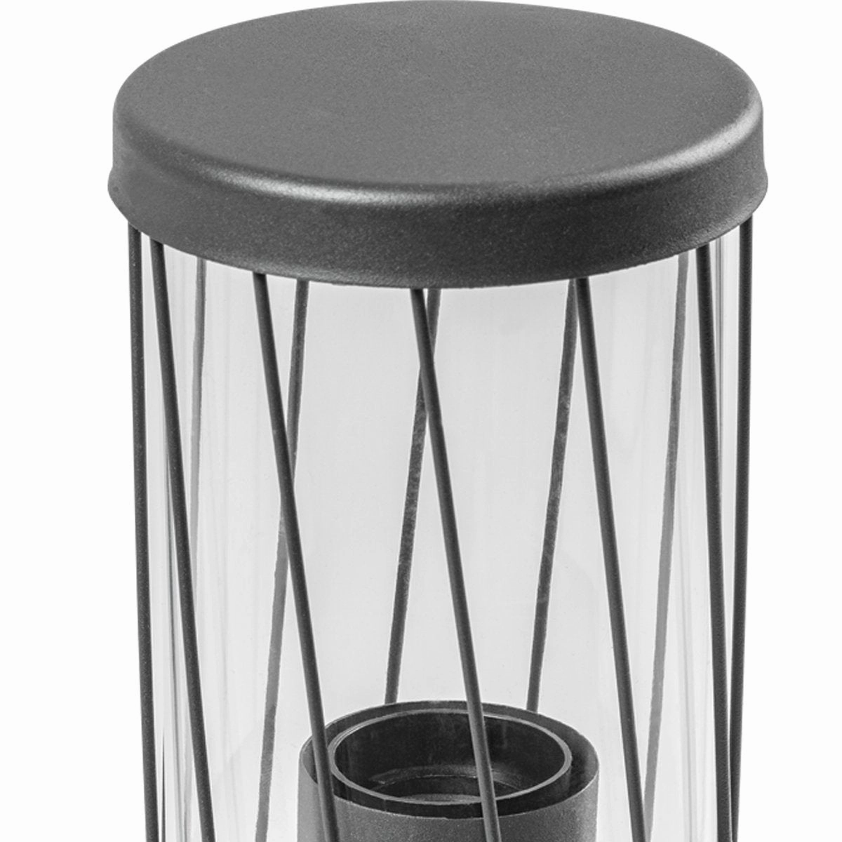 CGC CORA Dark Grey Diagonal Pattern Wall Light