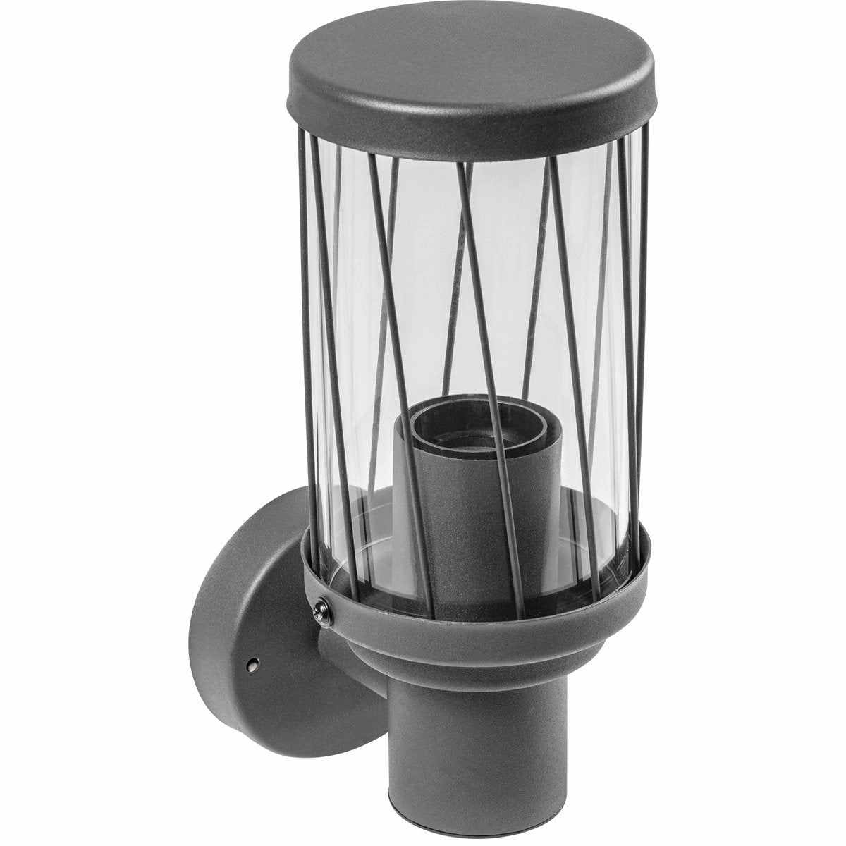 CGC CORA Dark Grey Diagonal Pattern Wall LightWeatherproof outdoor lighting