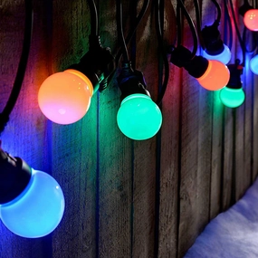 CGC DAPHNE Coloured LED Festoon Outdoor String LightsWeatherproof outdoor lighting