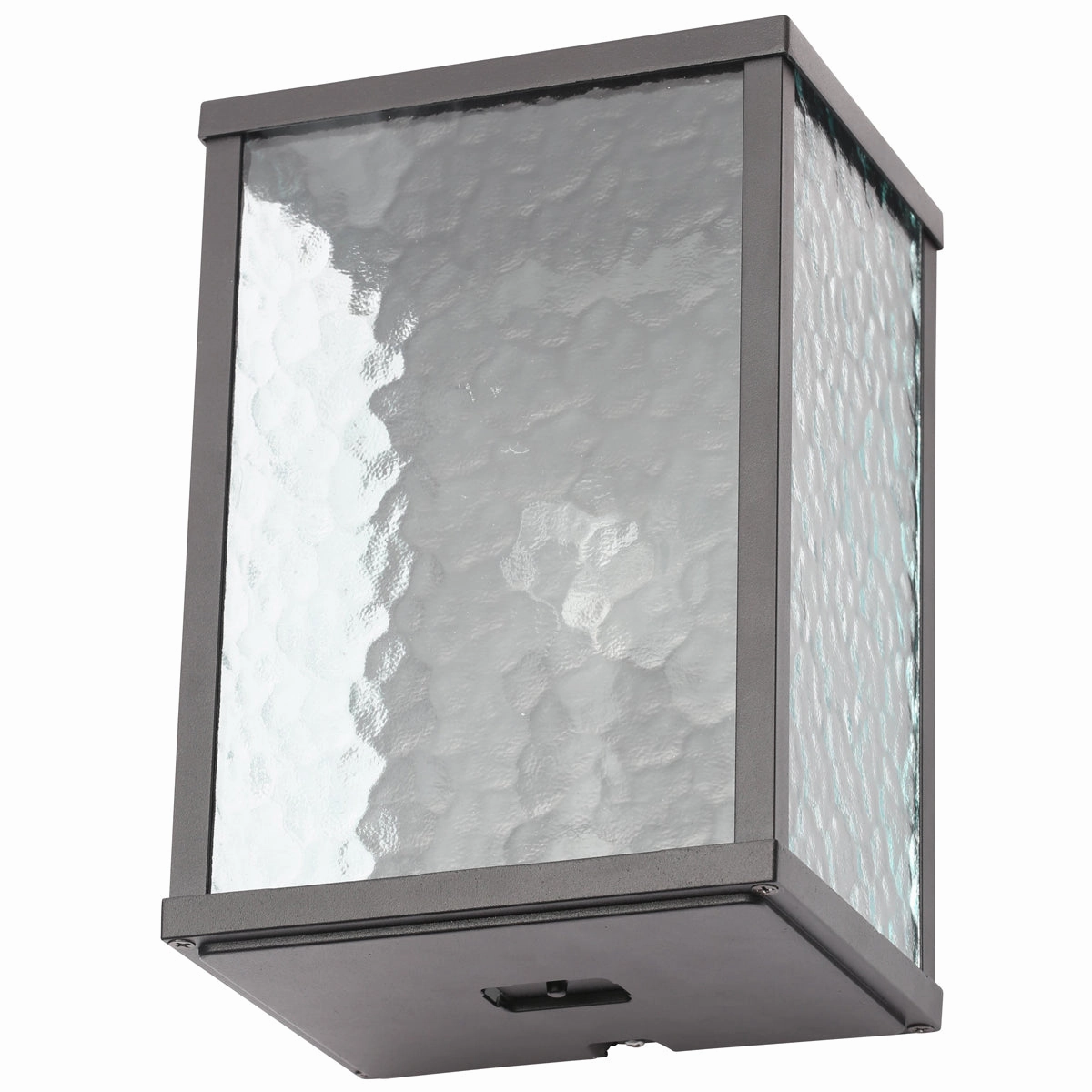 CGC ELIZABETH Black Outdoor Wall Lantern With Frosted Glass Effect
