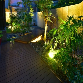 CGC ELSIE Black Garden Spotlight With Detachable SpikeWeatherproof outdoor lighting