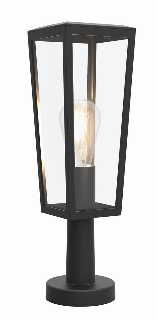 CGC FIR Small Modern Black Outdoor Post Light