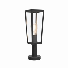 CGC FIR Small Modern Black Outdoor Post LightWeatherproof outdoor lighting