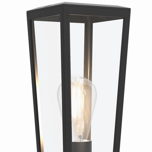 CGC FIR Small Modern Black Outdoor Post Light