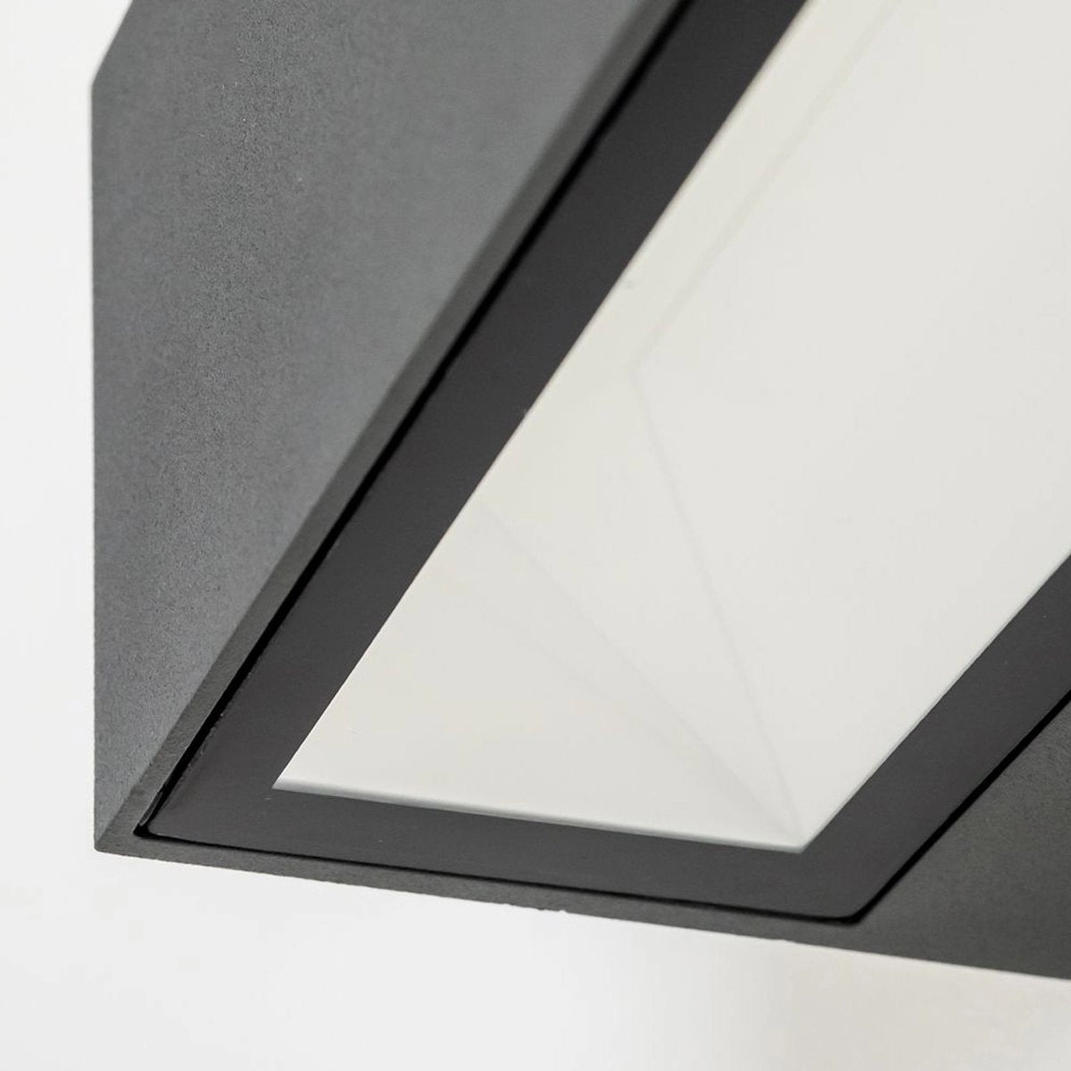 CGC HAILEY Dark Grey Small Rectangular 4K Light LED Wall Light