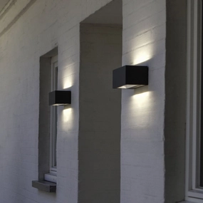 CGC HAILEY Dark Grey Small Rectangular 4K Light LED Wall LightOutdoor wall sconces with motion sensor