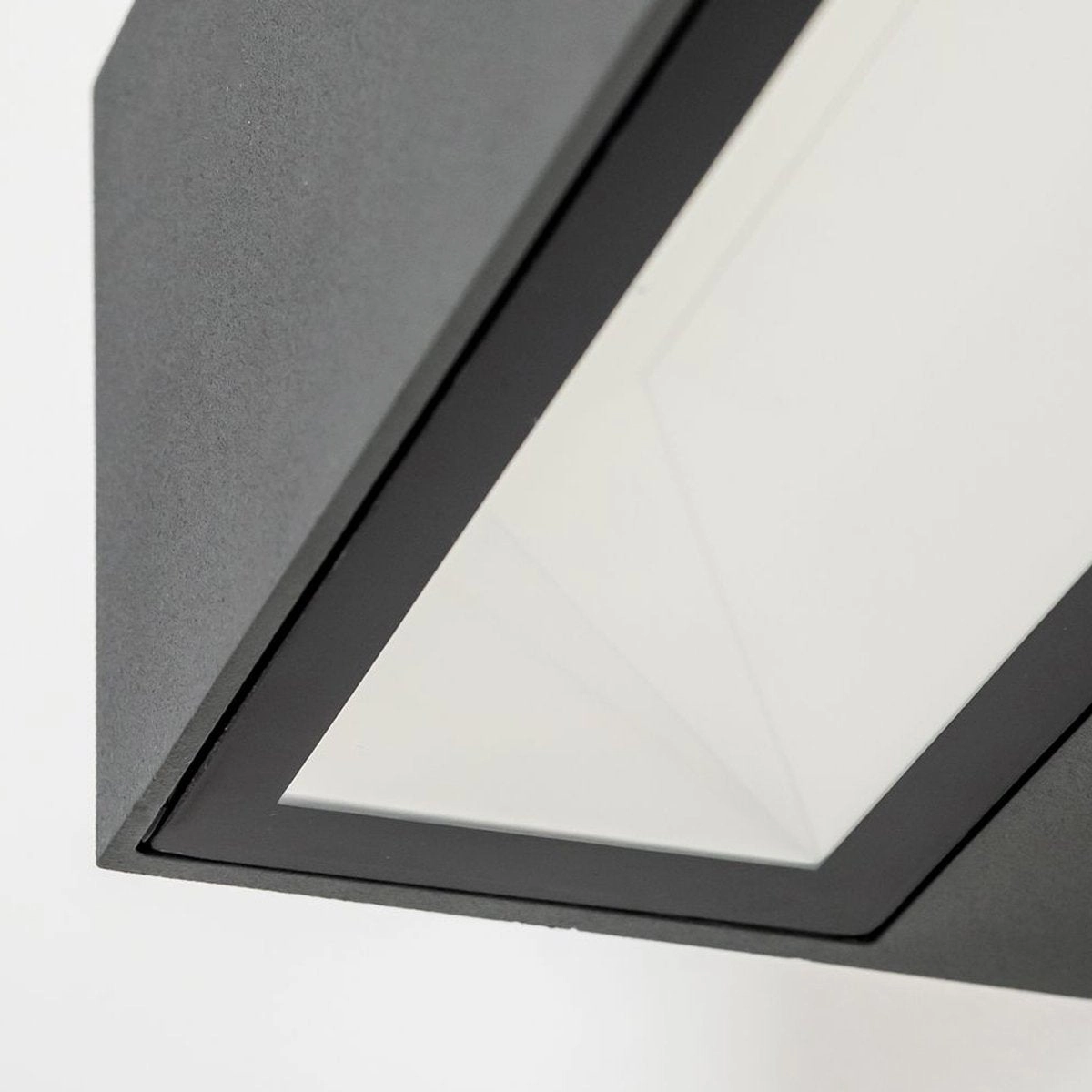 CGC HAILEY Dark Grey Small Rectangular 4K Light LED Wall Light