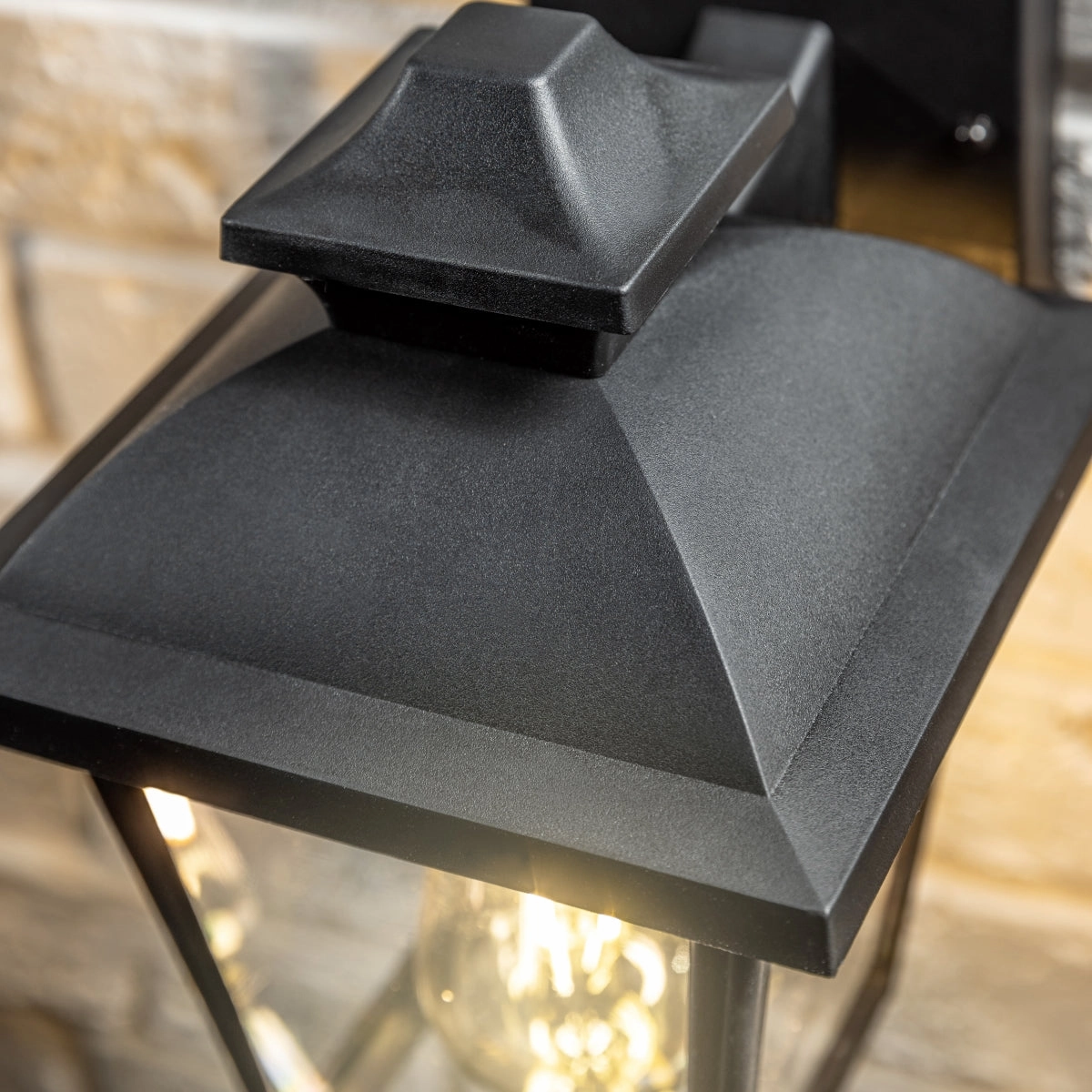 CGC HOPE Black Outdoor Wall Lantern Light