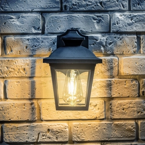 CGC HOPE Black Outdoor Wall Lantern LightWeatherproof outdoor lighting