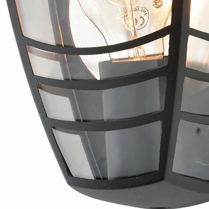 CGC IMOGEN Black Outdoor Lantern Wall Light