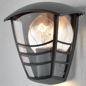 CGC IMOGEN Black Outdoor Lantern Wall LightWeatherproof outdoor lighting