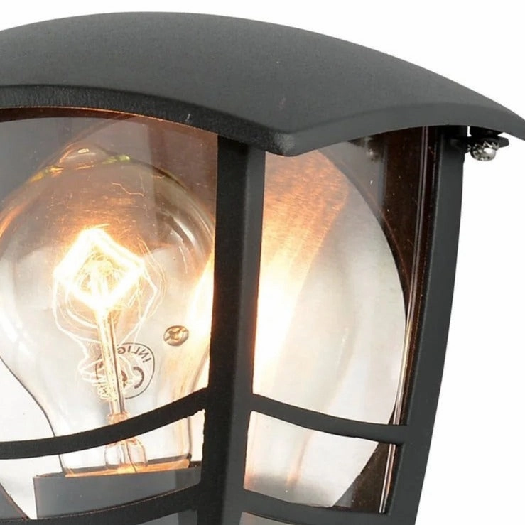 CGC IMOGEN Black Outdoor Lantern Wall Light